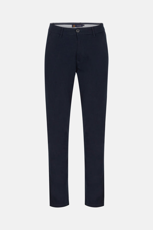 Mark Chinos Navy | Slim Fit Men’s Chinos | Stretch