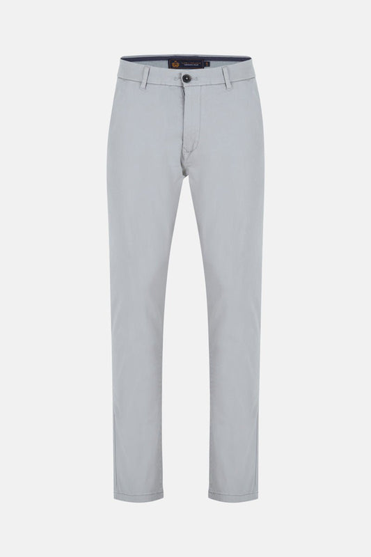 Mark Chinos Light Grey | Slim Fit Men’s Chinos | Stretch - Paraffin Store