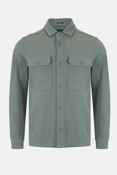 Men’s Luke Overshirt – Green - Paraffin Store