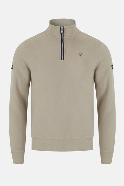 Men’s Nevada ¼ Zip Sweatshirt – Elephant Skin - Paraffin Store