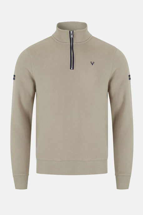 Men’s Nevada ¼ Zip Sweatshirt – Elephant Skin - Paraffin Store