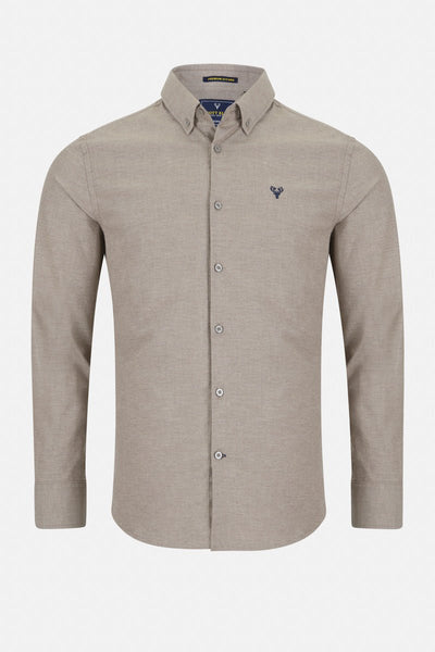 Men’s Vespa Oxford Shirt – Biscuit - Paraffin Store