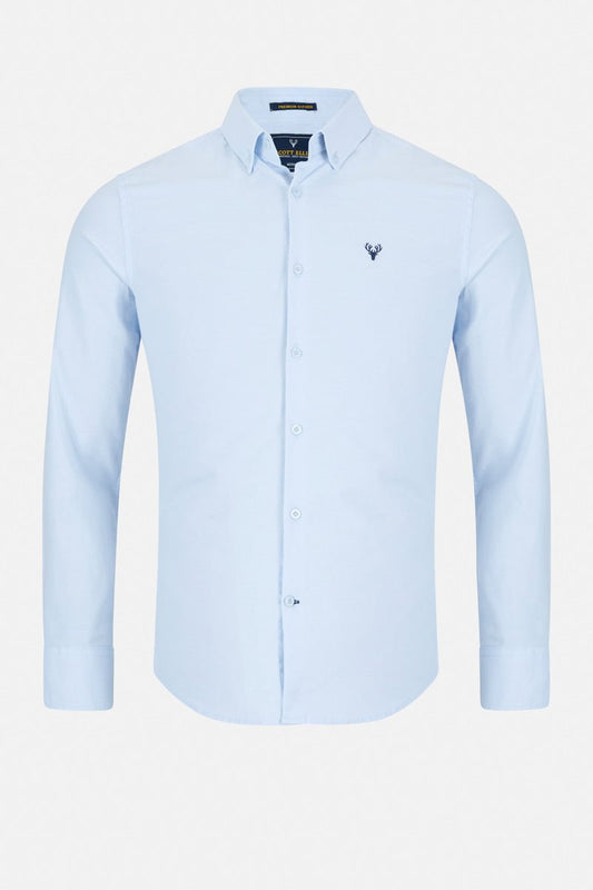 Men’s Vespa Oxford Shirt – Blue - Paraffin Store