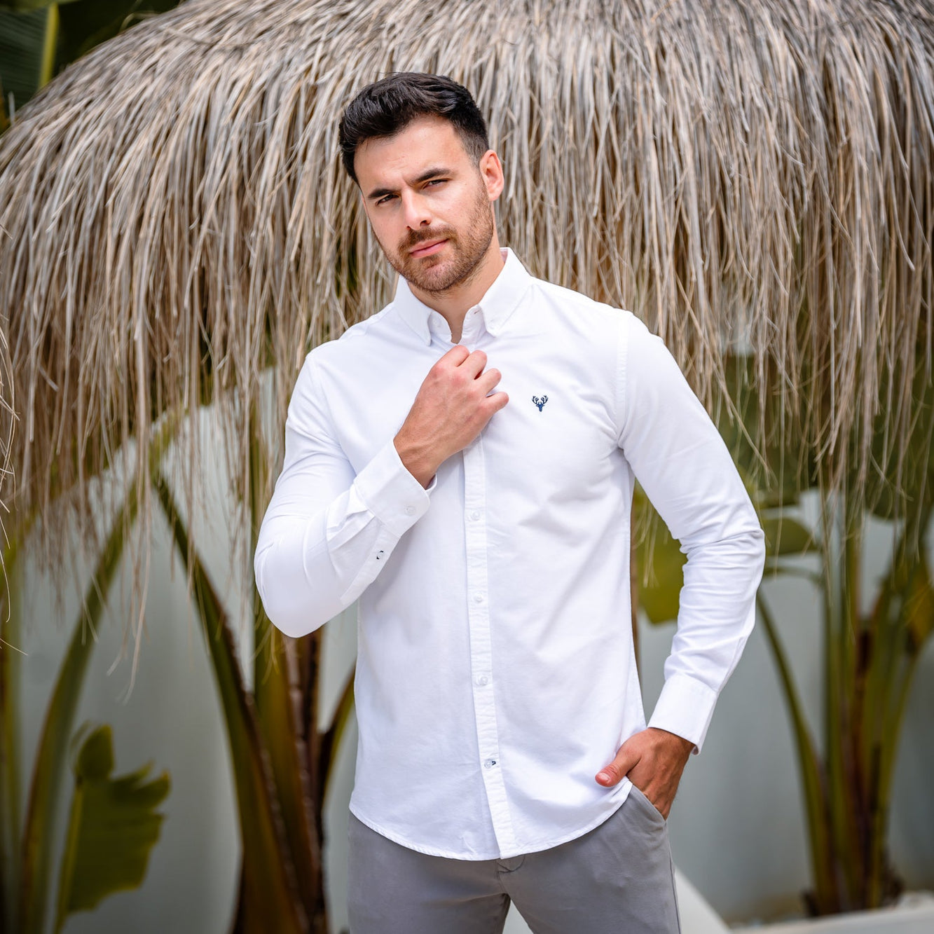 Shirt | Carter Shirt | White - Paraffin Store