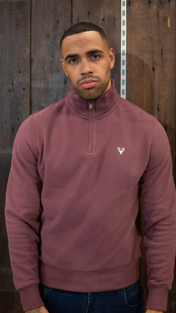 1/4 Zip | Chandler 1/4 Zip | Purple - Paraffin Store