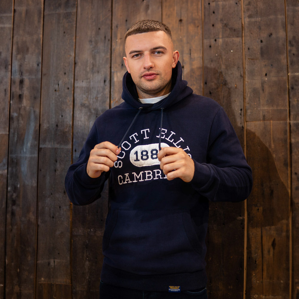 Mens Hoodie | College Hoodie | Navy Paraffin Store Athlone, Galway, Tralee mens clothing