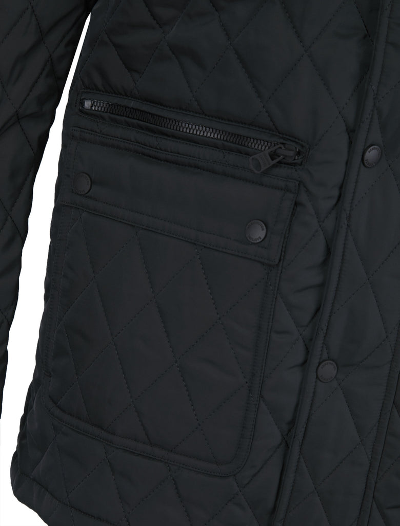 Benfield Quilted Jacket for Men – Black - Paraffin Store
