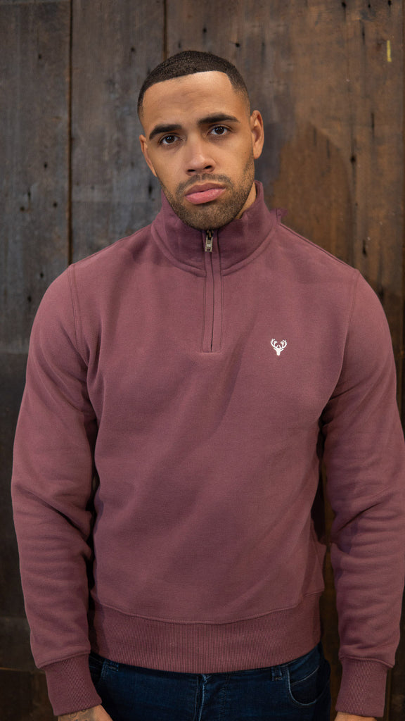 1/4 Zip | Chandler 1/4 Zip | Purple - Paraffin Store