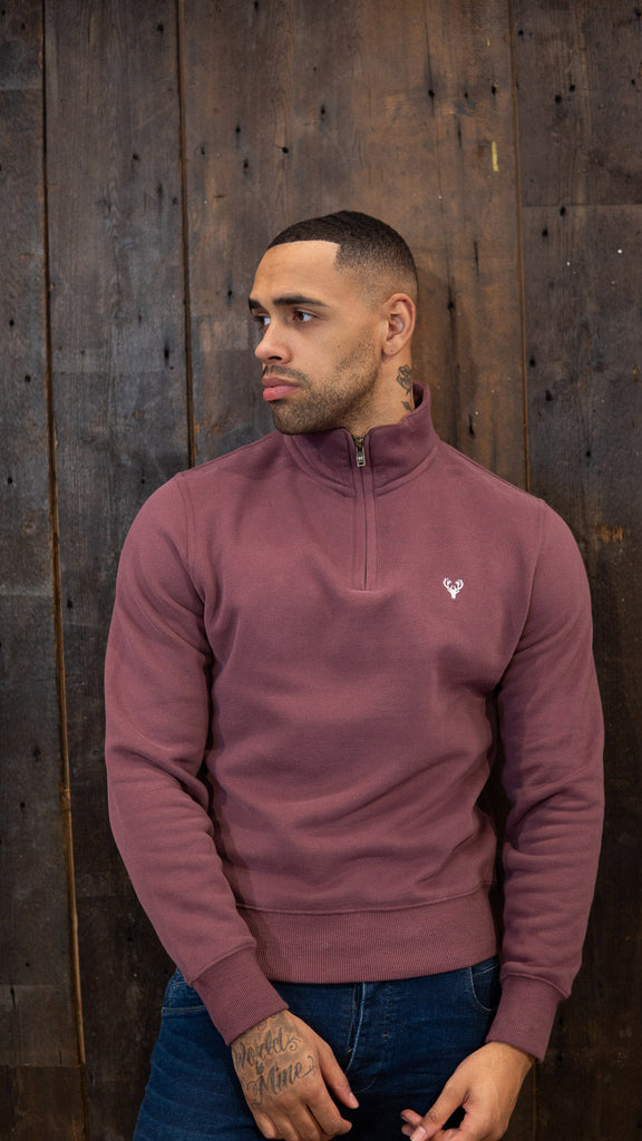 1/4 Zip | Chandler 1/4 Zip | Purple - Paraffin Store