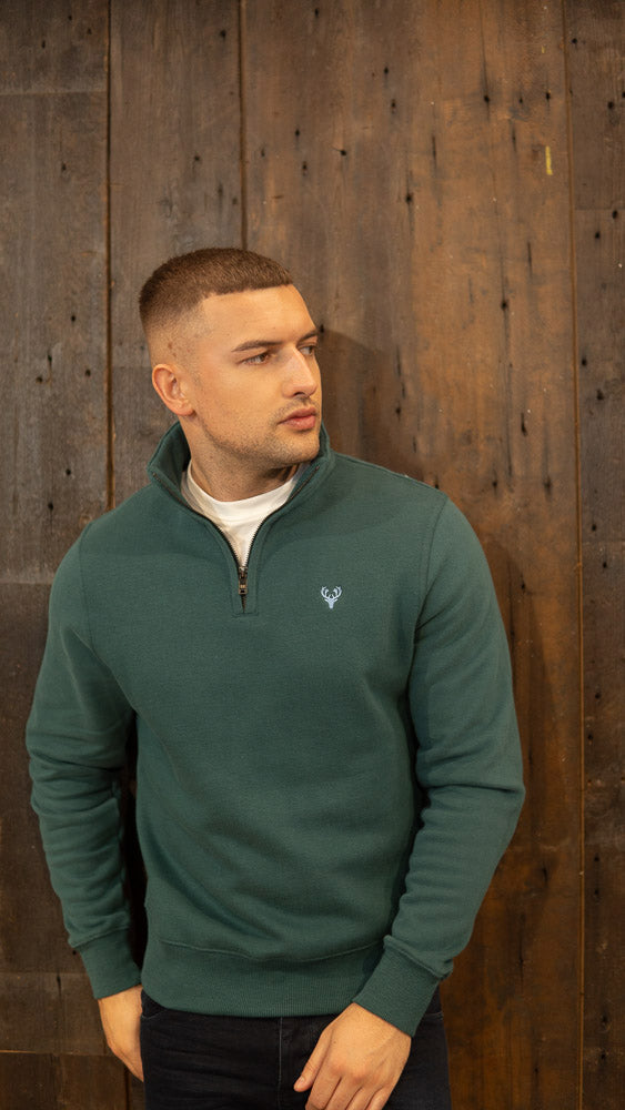 1/4 Zip | Chandler 1/4 Zip | Dark Sea - Paraffin Store