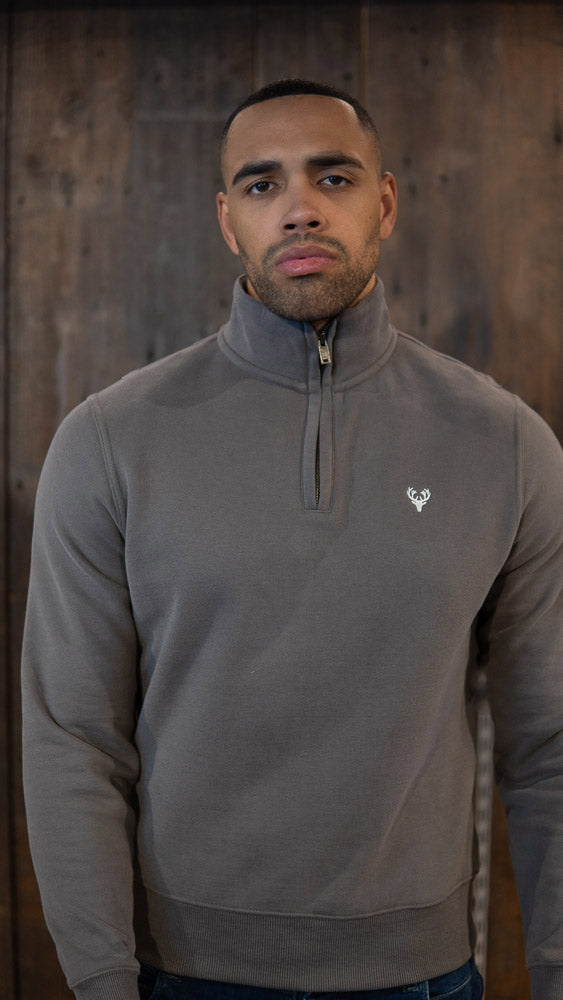 1/4 Zip | Chandler 1/4 Zip | Stone - Paraffin Store