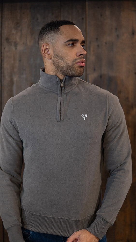 1/4 Zip | Chandler 1/4 Zip | Stone - Paraffin Store