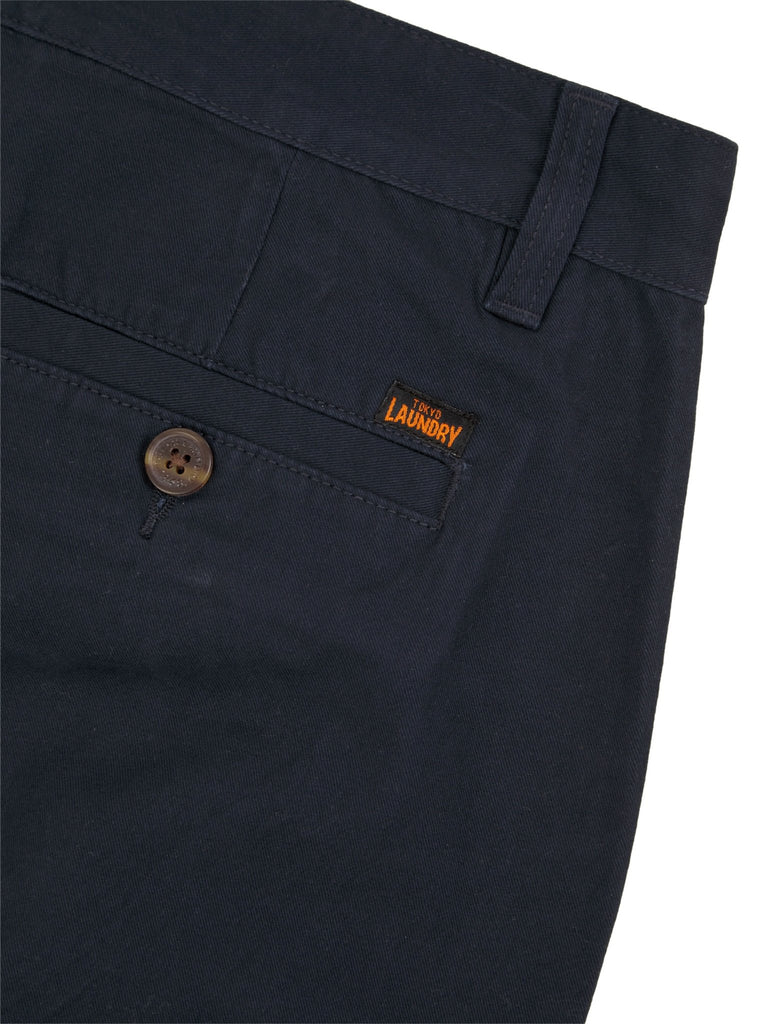 Elvio Men’s Chino Cotton Shorts – Navy - Paraffin Store