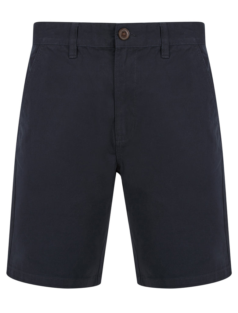 Elvio Men’s Chino Cotton Shorts – Navy - Paraffin Store