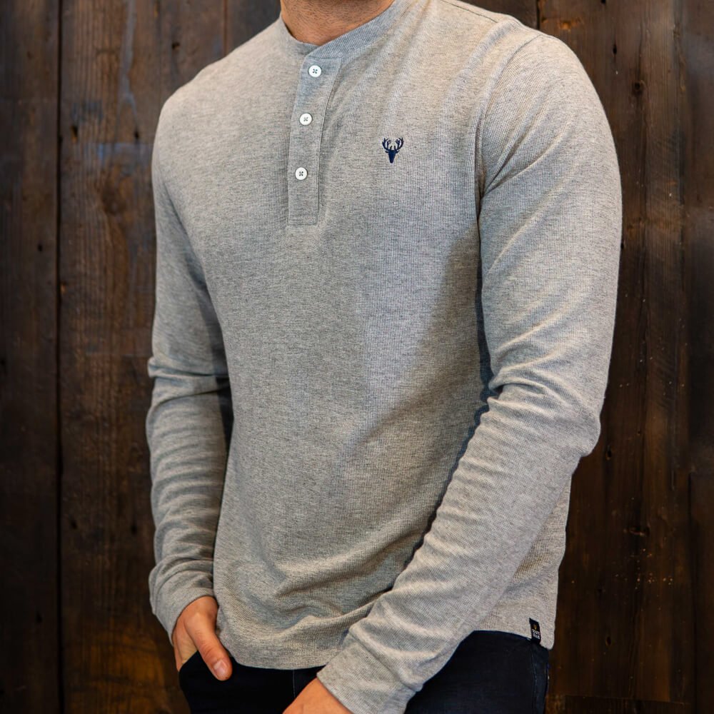 Henley | Tyler Henley | Grey - Paraffin Store