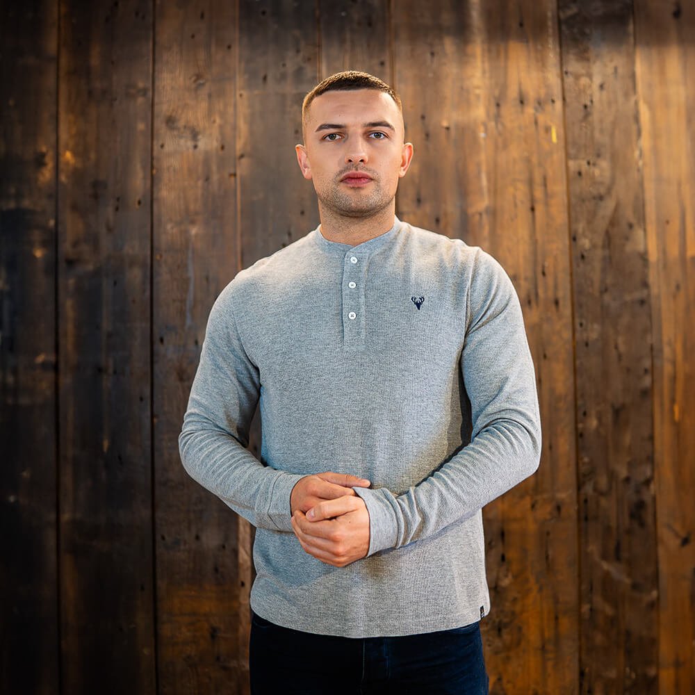 Henley | Tyler Henley | Grey - Paraffin Store