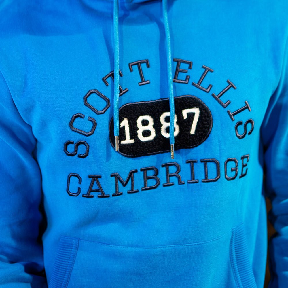 Mens Hoodie | Varsity Hoodie | Blue - Paraffin Store Galway, Athlone, Tralee mens clothes