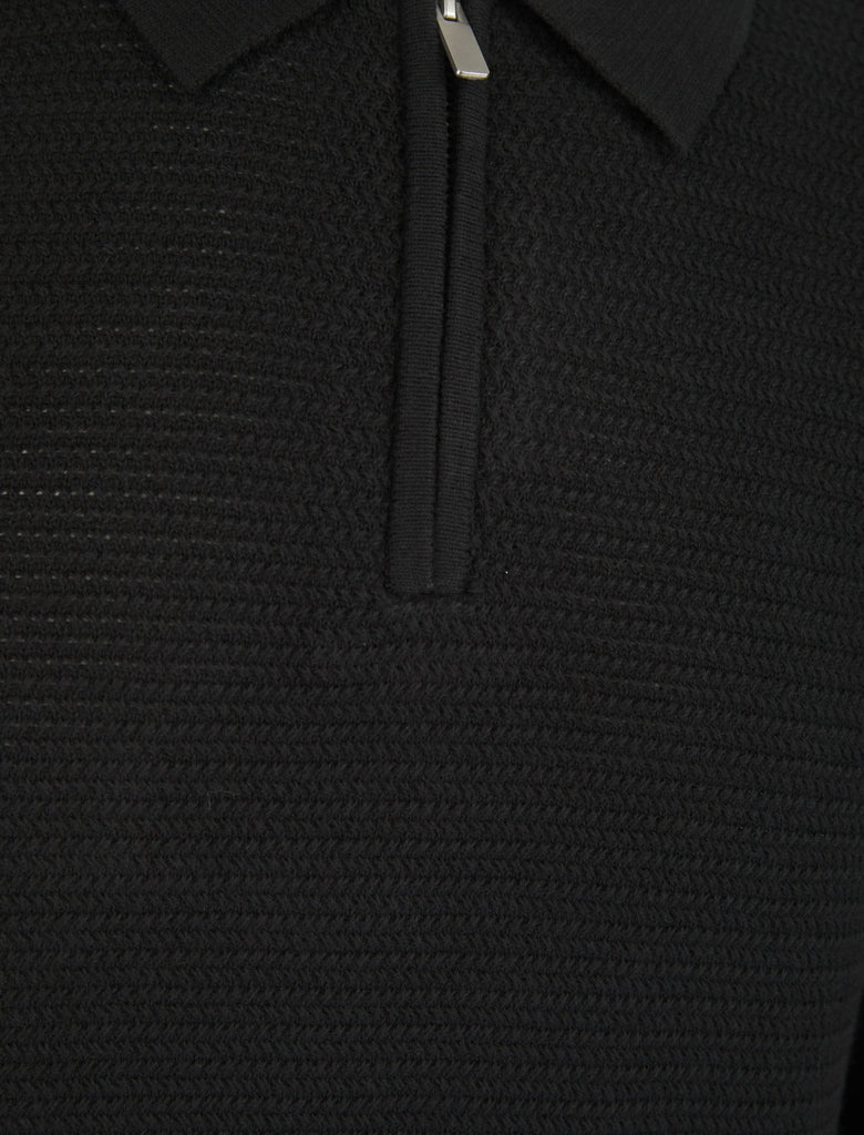 Kemper Long Sleeve Polo Shirt – Black | Kensington Eastside - Paraffin Store