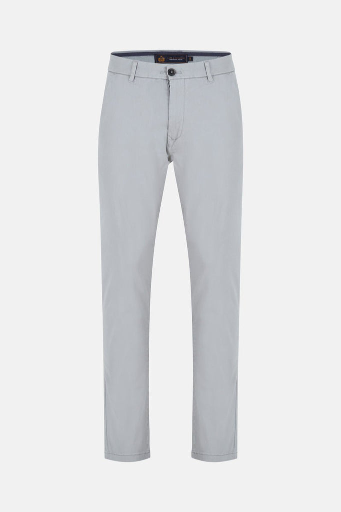Mark Chinos Light Grey | Slim Fit Men’s Chinos | Stretch - Paraffin Store