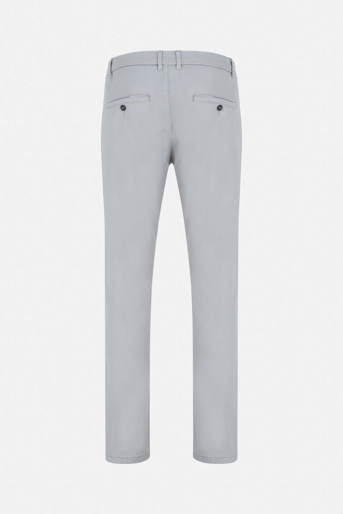 Mark Chinos Light Grey | Slim Fit Men’s Chinos | Stretch - Paraffin Store