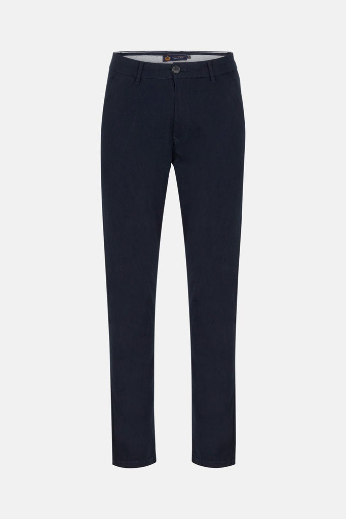 Mark Chinos Navy | Slim Fit Men’s Chinos | Stretch - Paraffin Store