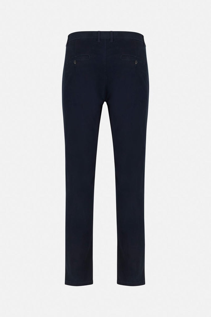 Mark Chinos Navy | Slim Fit Men’s Chinos | Stretch - Paraffin Store