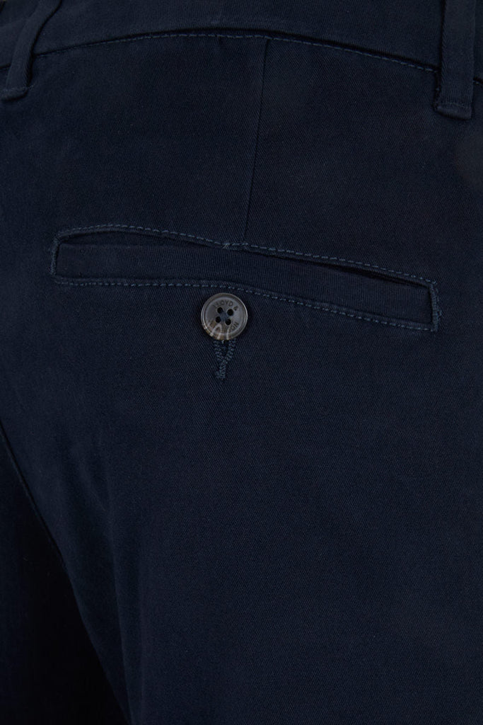 Mark Chinos Navy | Slim Fit Men’s Chinos | Stretch - Paraffin Store