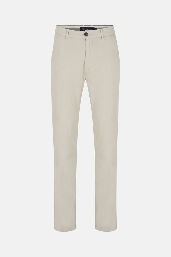 Mark ChinosLight Stone | Slim Fit Men’s Chinos | Stretch - Paraffin Store