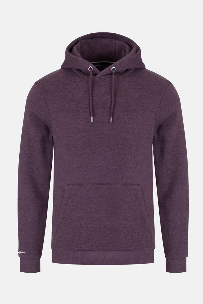 Men’s Core Signature Hoodie - Burgundy Marl - Paraffin Store