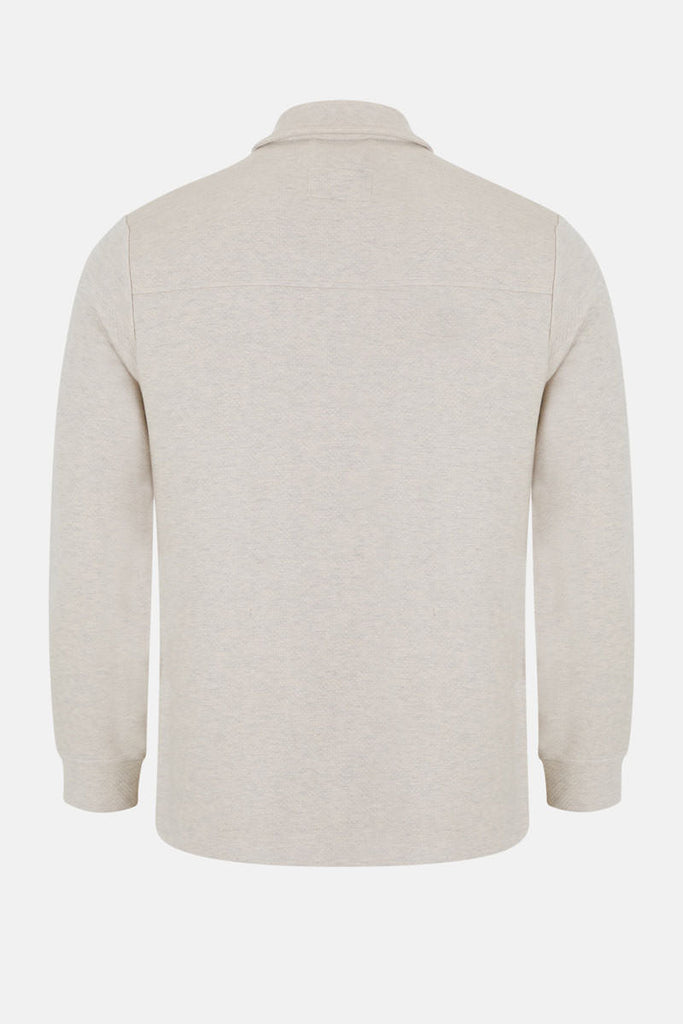Men’s Furka Zip - Through Overshirt – Biscuit - Paraffin Store