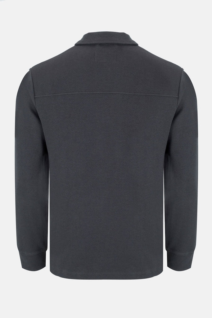 Men’s Furka Zip - Through Overshirt – Charcoal - Paraffin Store
