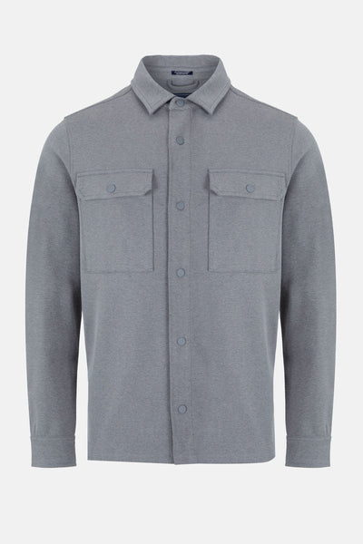 Men’s Luke Overshirt – Grey - Paraffin Store
