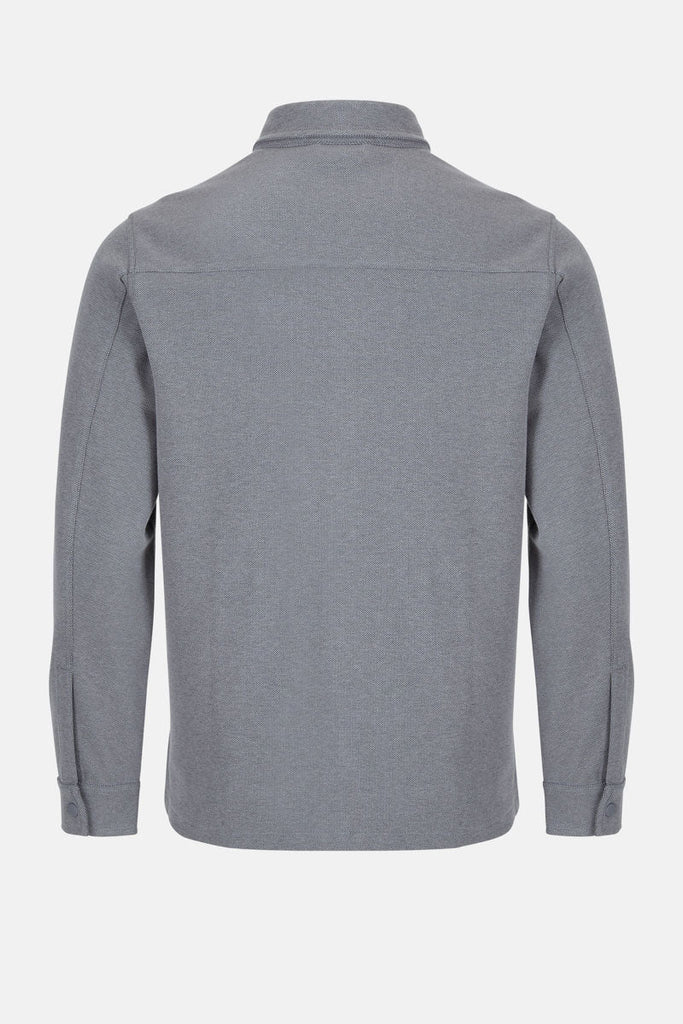 Men’s Luke Overshirt – Grey - Paraffin Store