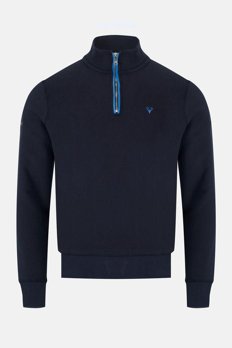 Men’s Nevada ¼ Zip Sweatshirt – Navy - Paraffin Store