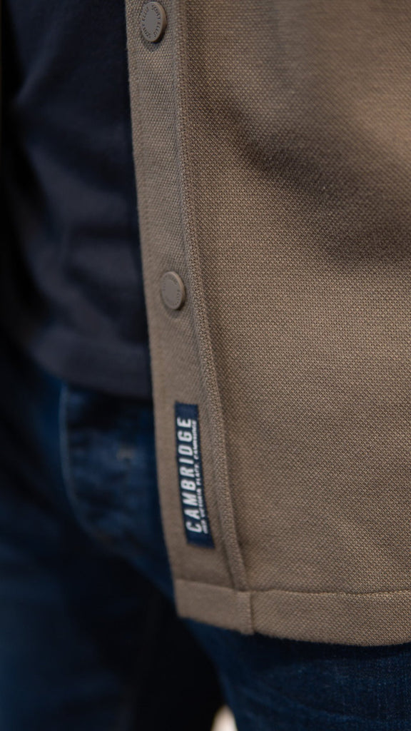 Mens OVERSHIRT | LUKE | KHAKI - Paraffin Store