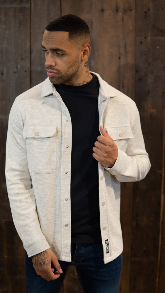 Mens OVERSHIRT | LUKE | Oatmeal - Paraffin Store