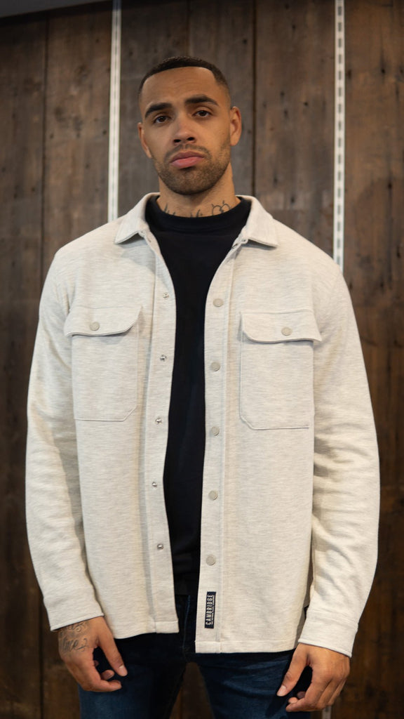 Mens OVERSHIRT | LUKE | Oatmeal - Paraffin Store