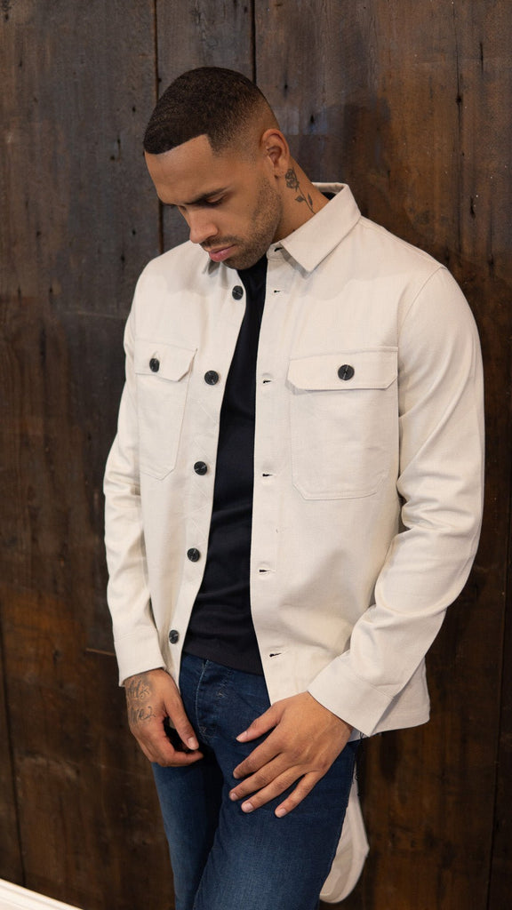 Mens OVERSHIRT | PENNY | OATMEAL - Paraffin Store