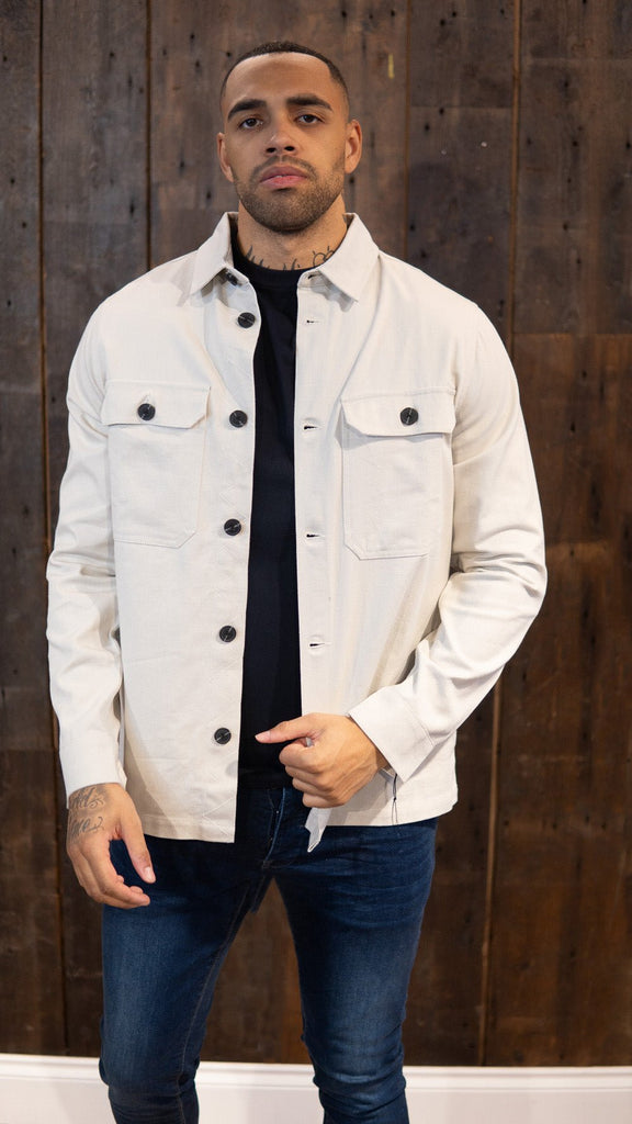 Mens OVERSHIRT | PENNY | OATMEAL - Paraffin Store