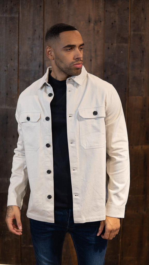 Mens OVERSHIRT | PENNY | OATMEAL - Paraffin Store