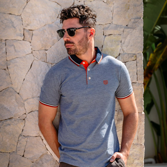 MEN'S POLO | GINO POLO | DENIM - Paraffin Store