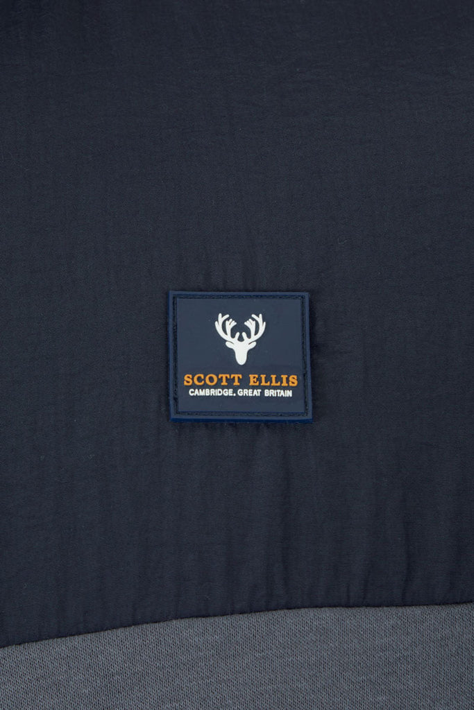 Men’s Sierra ¼ Zip Sweatshirt – Grey/Navy - Paraffin Store
