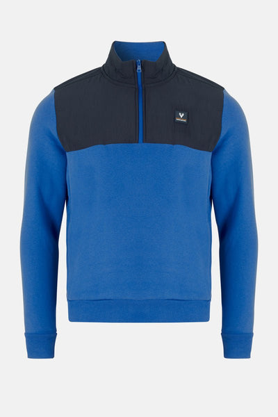 Men’s Sierra ¼ Zip Sweatshirt – Navy - Paraffin Store