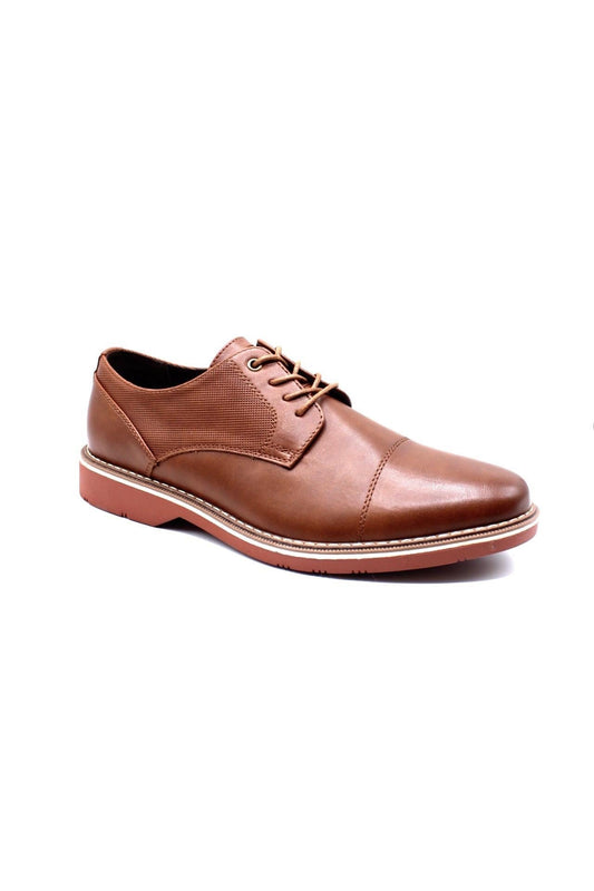 Men’s Smart Camel Derby Shoes | ELO939 by Lloyd & Jefferson - Paraffin Store