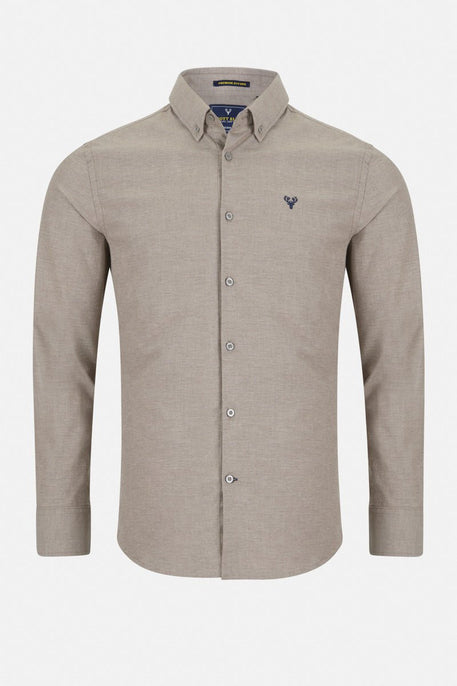 Men’s Vespa Oxford Shirt – Biscuit - Paraffin Store