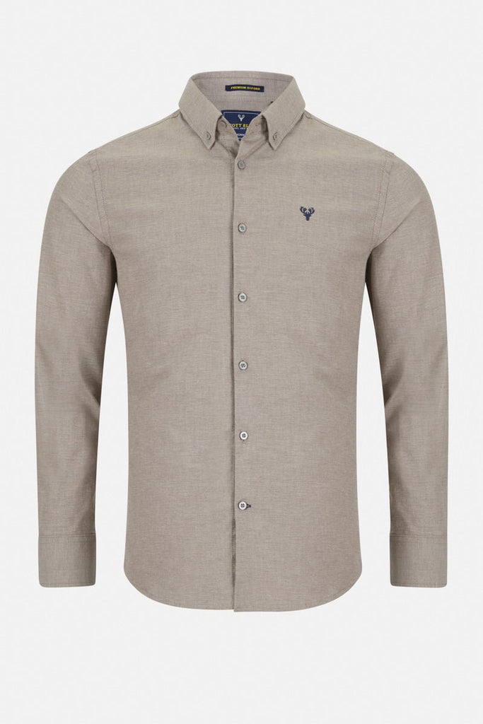 Men’s Vespa Oxford Shirt – Biscuit - Paraffin Store