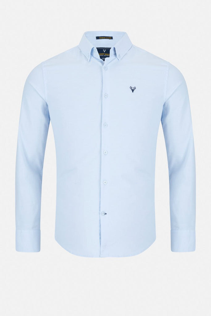 Men’s Vespa Oxford Shirt – Blue - Paraffin Store
