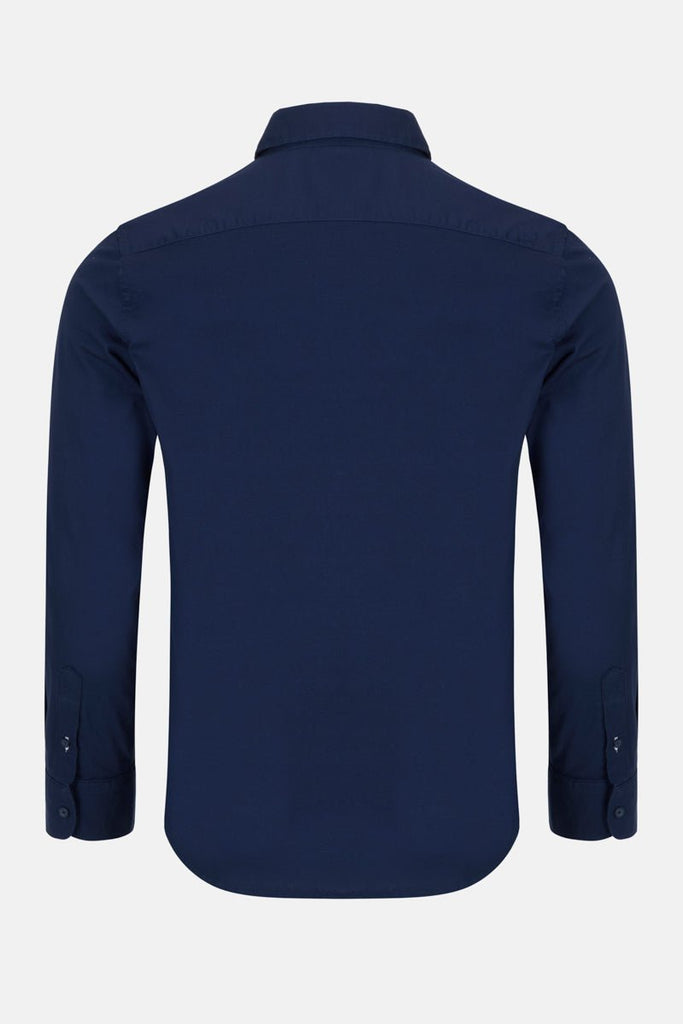 Men’s Vespa Oxford Shirt – Navy - Paraffin Store