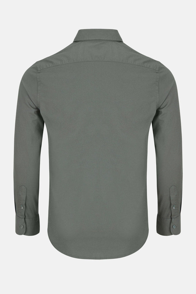 Men’s Vespa Oxford Shirt – Olive - Paraffin Store