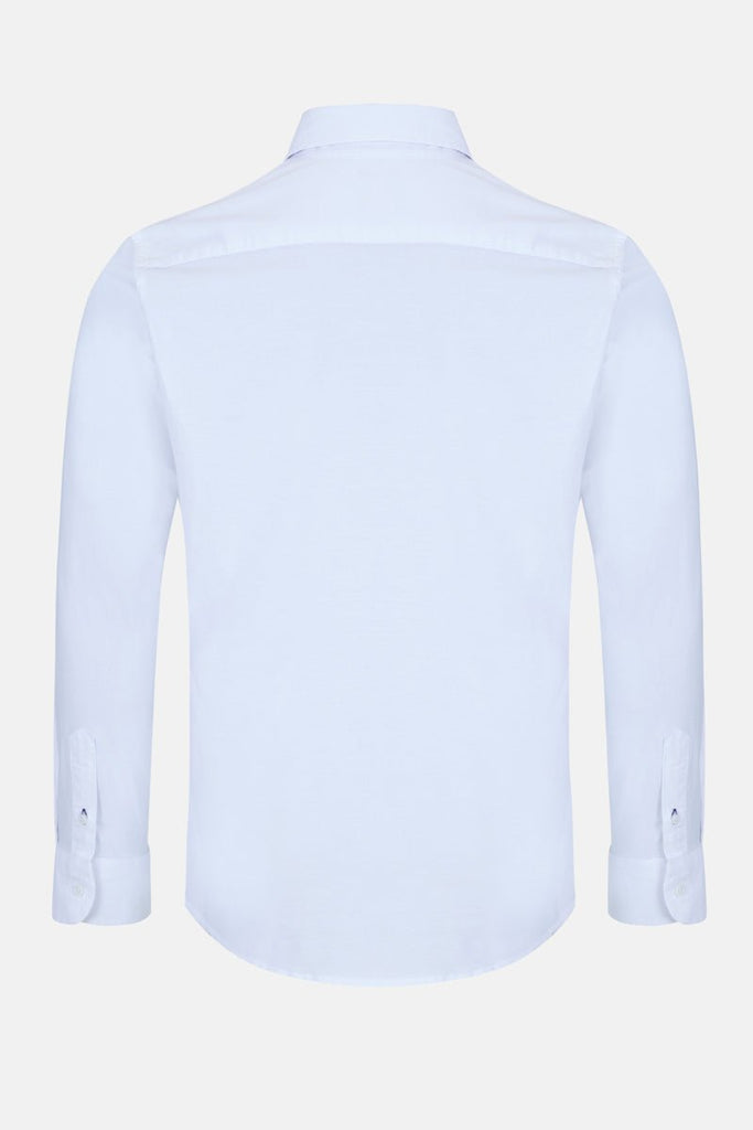 Men’s Vespa Oxford Shirt – White - Paraffin Store